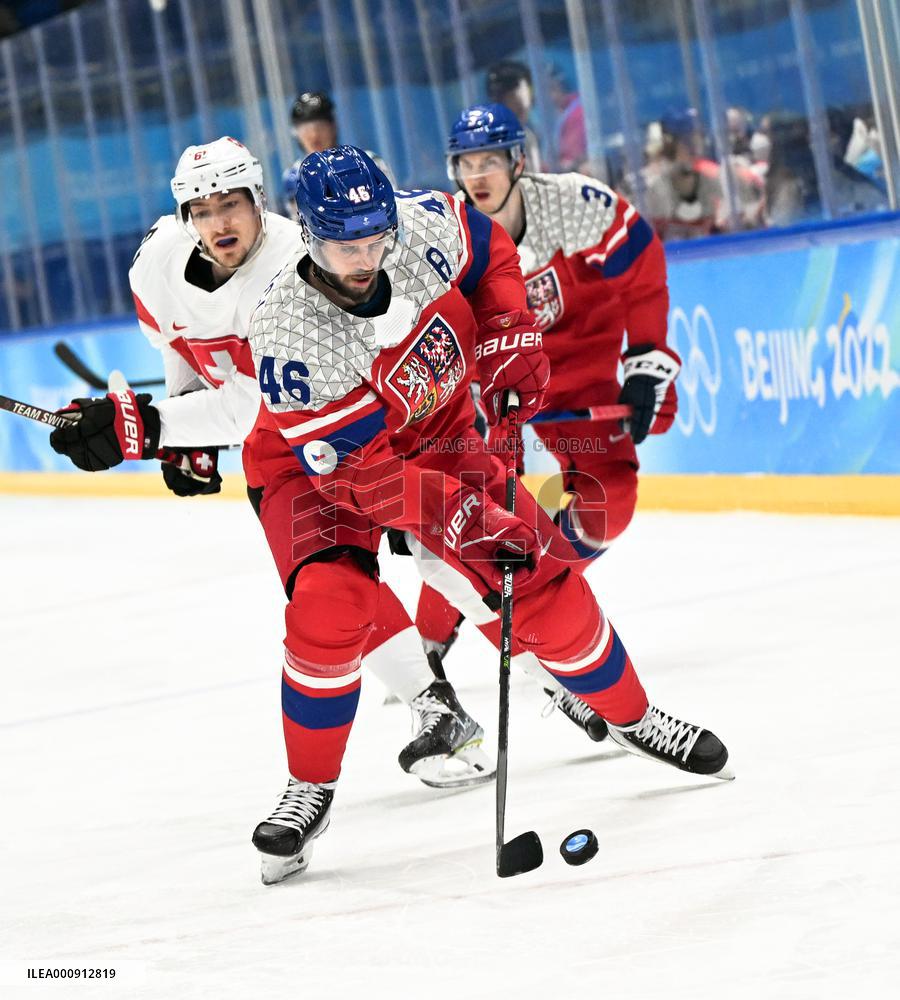 (BEIJING2022)CHINA-BEIJING-OLYMPIC WINTER GAMES-ICE HOCKEY-MEN'S PRELIMINARY-CZE VS SUI (CN)