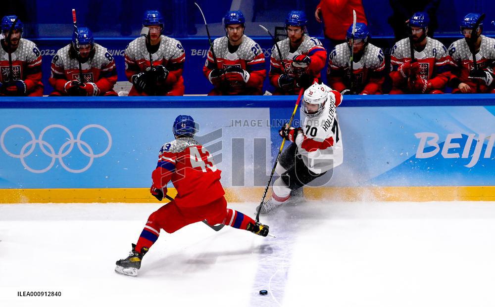 (BEIJING2022)CHINA-BEIJING-OLYMPIC WINTER GAMES-ICE HOCKEY-MEN'S PRELIMINARY-CZE VS SUI (CN)