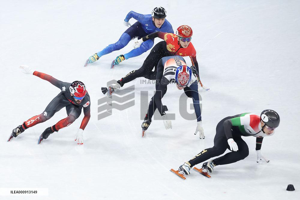 (BEIJING2022)CHINA-BEIJING-OLYMPIC WINTER GAMES-SHORT TRACK SPEED SKATING (CN)