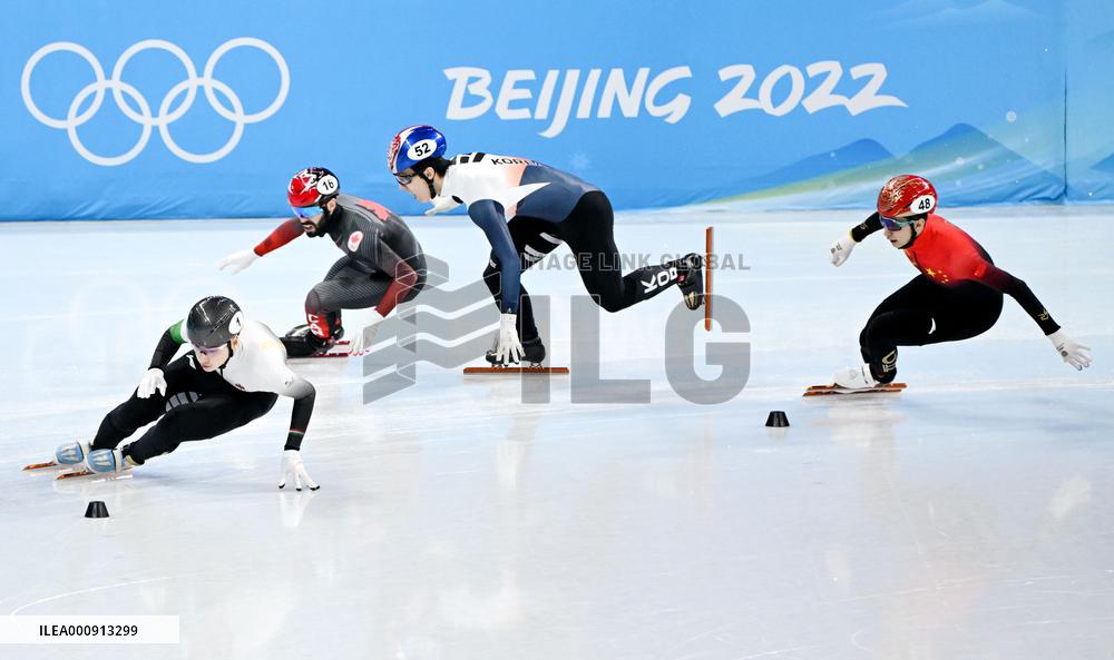 (BEIJING2022)CHINA-BEIJING-OLYMPIC WINTER GAMES-SHORT TRACK SPEED SKATING (CN)