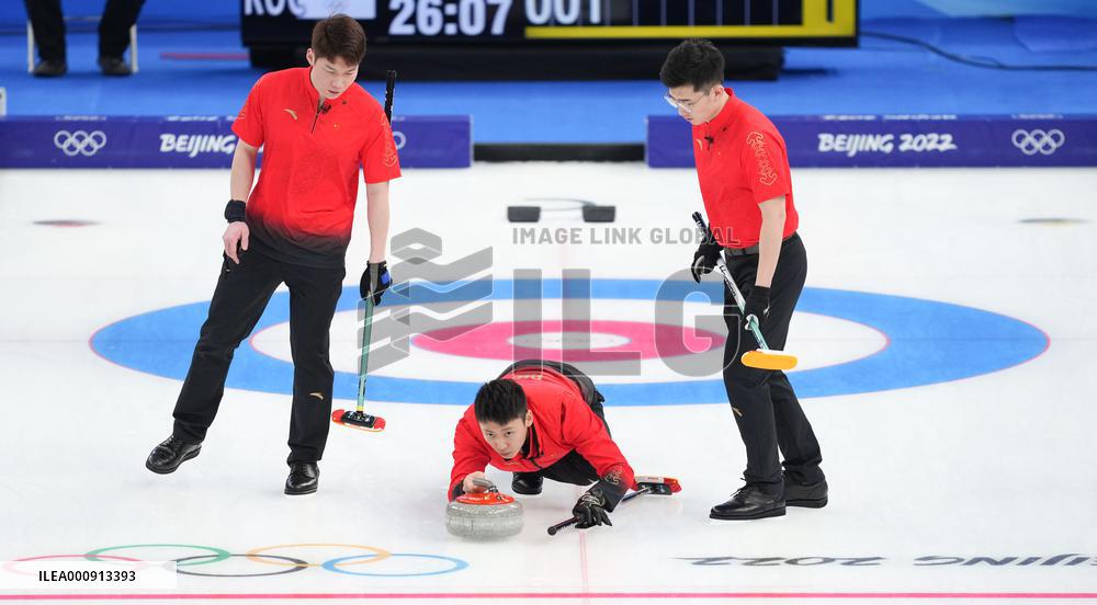 (BEIJING2022)CHINA-BEIJING-WINTER OLYMPIC GAMES-CURLING-MEN'S ROUND ROBIN (CN)