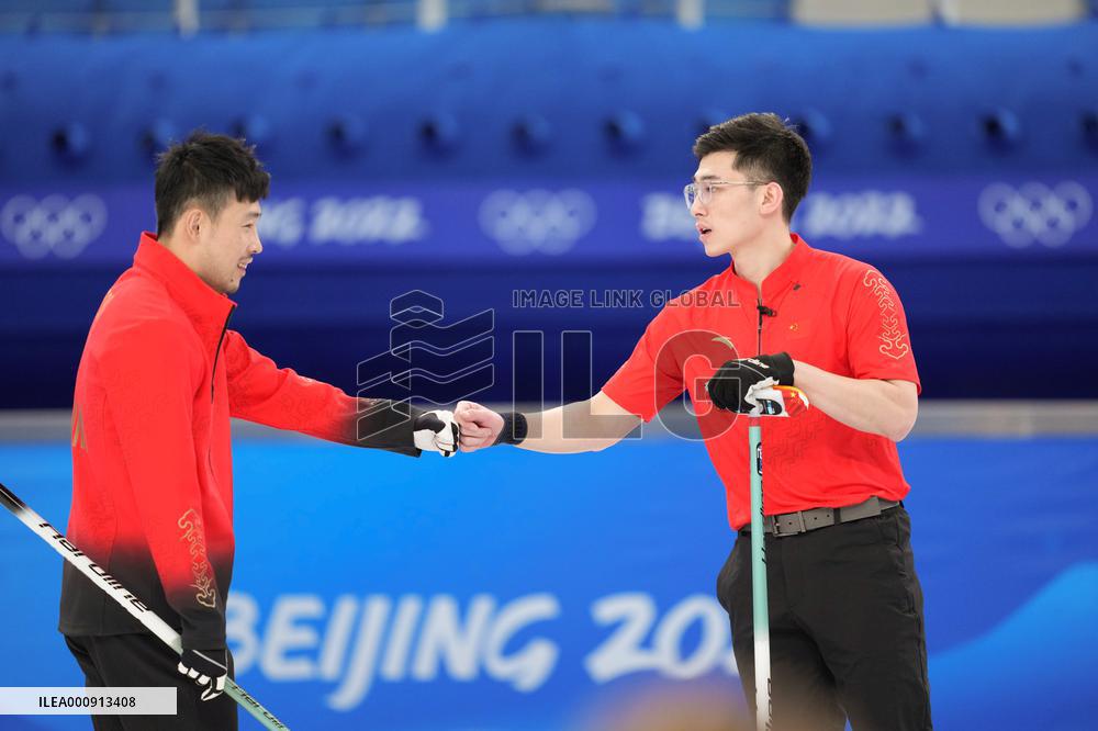 (BEIJING2022)CHINA-BEIJING-WINTER OLYMPIC GAMES-CURLING-MEN'S ROUND ROBIN (CN)