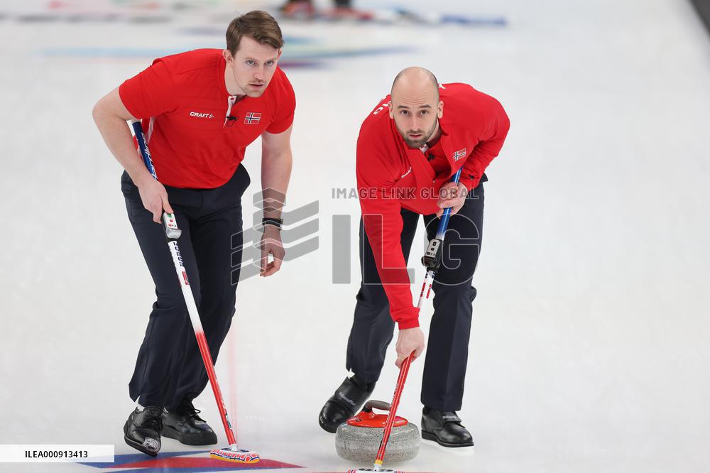(BEIJING2022)CHINA-BEIJING-WINTER OLYMPIC GAMES-CURLING-MEN'S ROUND ROBIN-CAN VS NOR (CN)