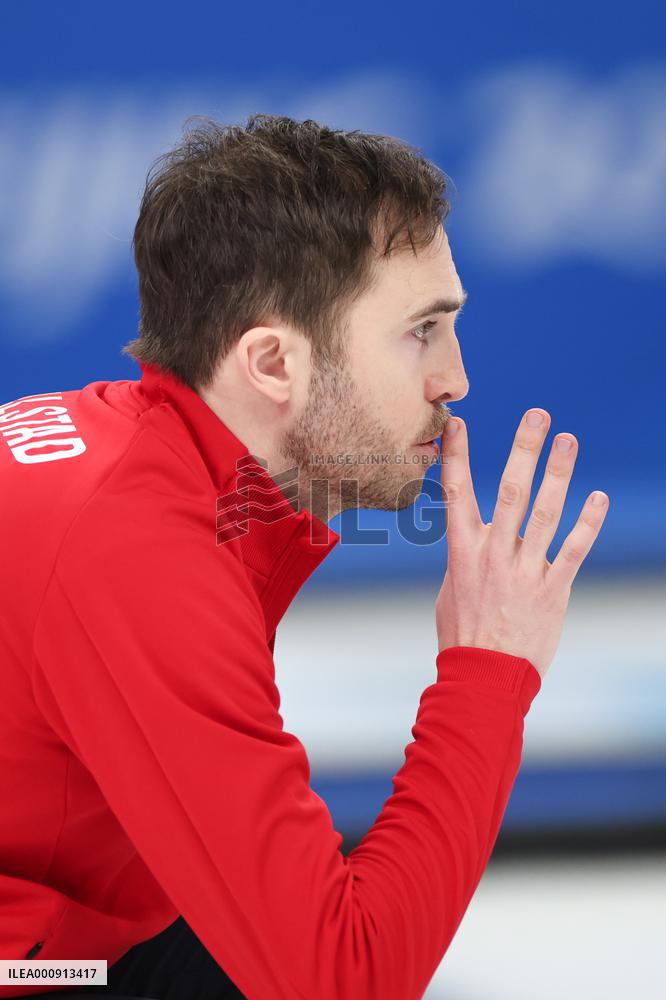 (BEIJING2022)CHINA-BEIJING-WINTER OLYMPIC GAMES-CURLING-MEN'S ROUND ROBIN-CAN VS NOR (CN)