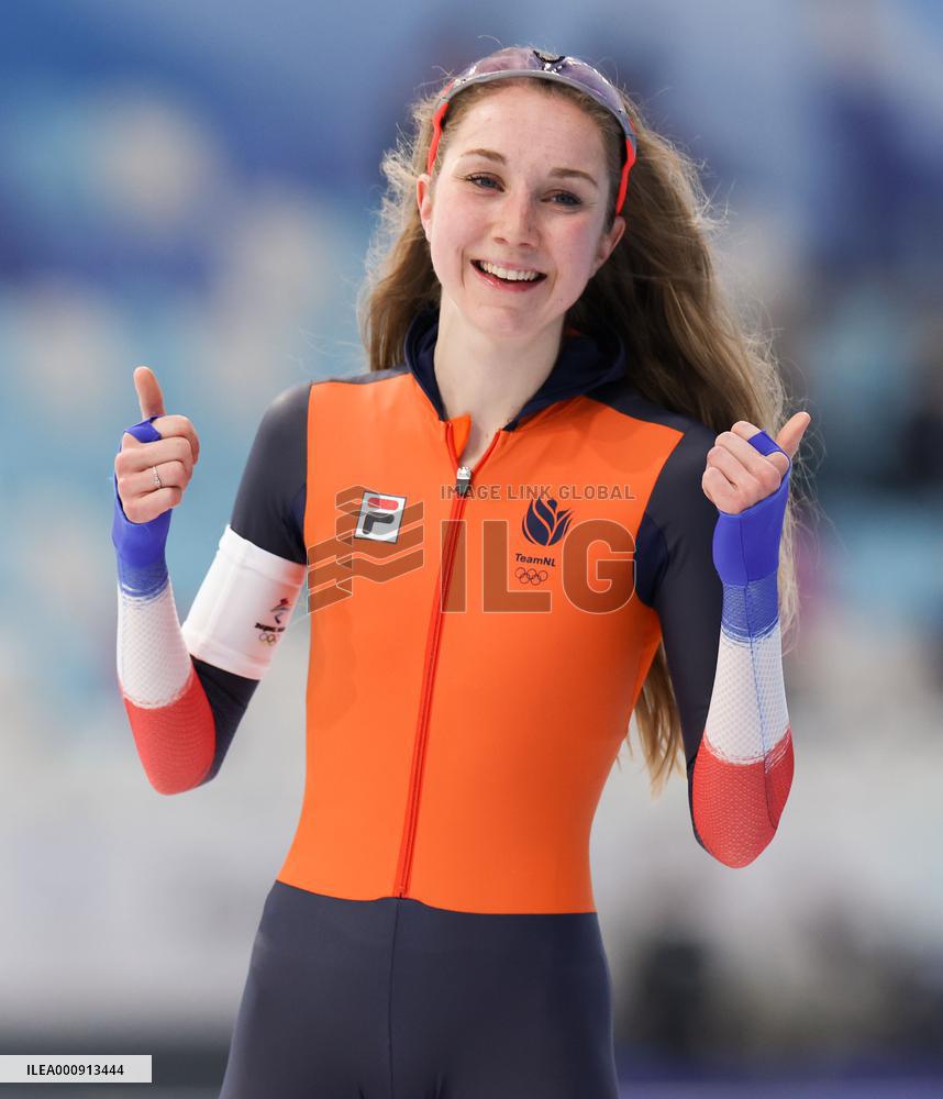 (BEIJING2022)CHINA-BEIJING-OLYMPIC WINTER GAMES-SPEED SKATING-WOMEN'S 5,000M (CN)