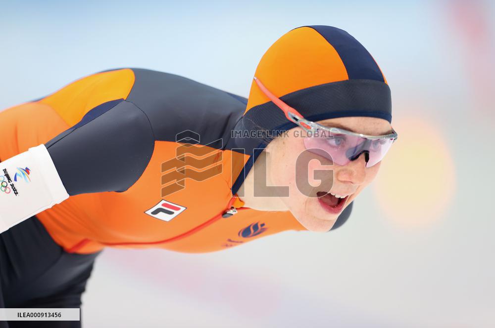 (BEIJING2022)CHINA-BEIJING-OLYMPIC WINTER GAMES-SPEED SKATING-WOMEN'S 5,000M (CN)