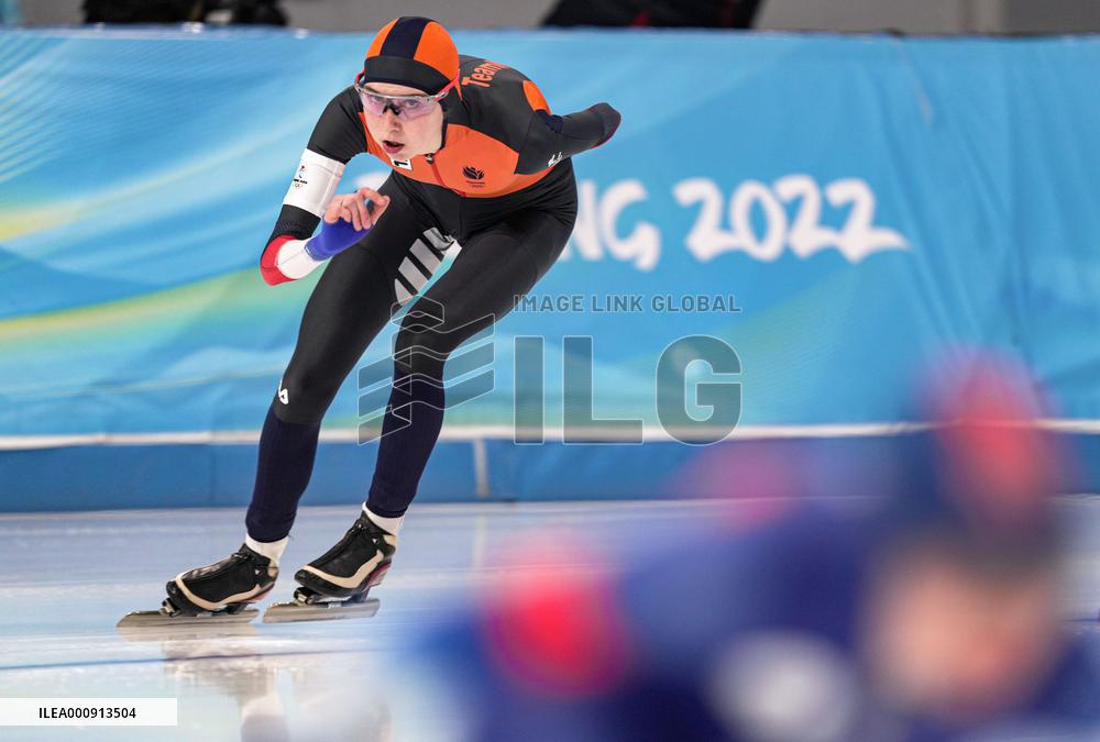 (BEIJING2022)CHINA-BEIJING-OLYMPIC WINTER GAMES-SPEED SKATING-WOMEN'S 5,000M (CN)