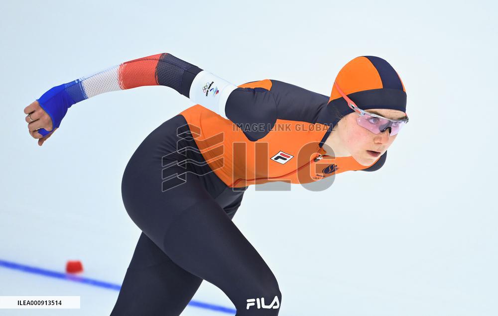 (BEIJING2022)CHINA-BEIJING-OLYMPIC WINTER GAMES-SPEED SKATING-WOMEN'S 5,000M (CN)