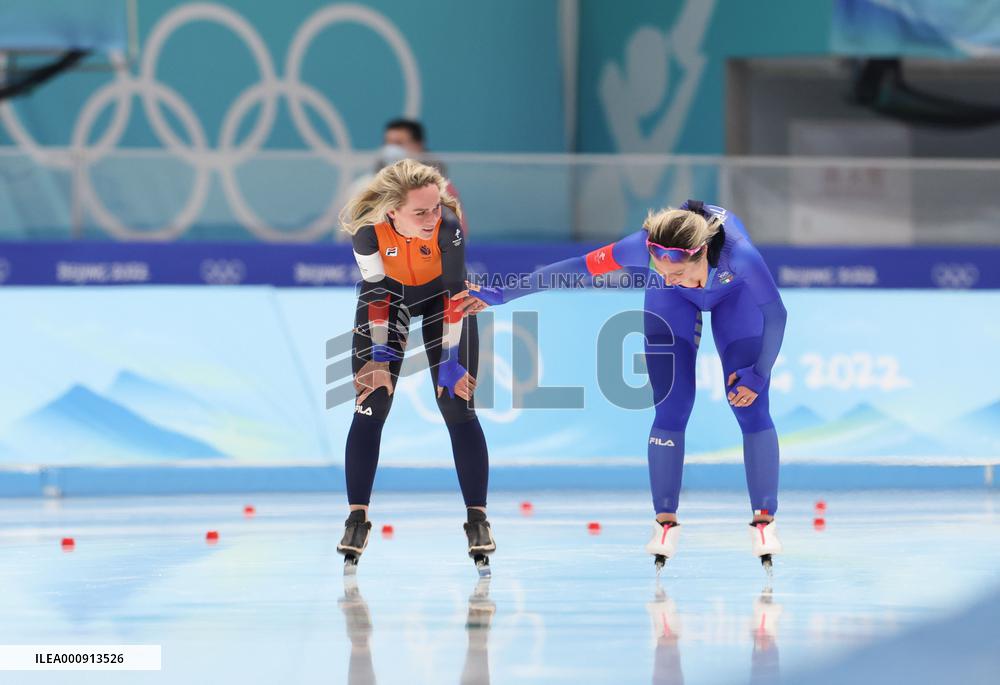 (BEIJING2022)CHINA-BEIJING-OLYMPIC WINTER GAMES-SPEED SKATING-WOMEN'S 5,000M (CN)
