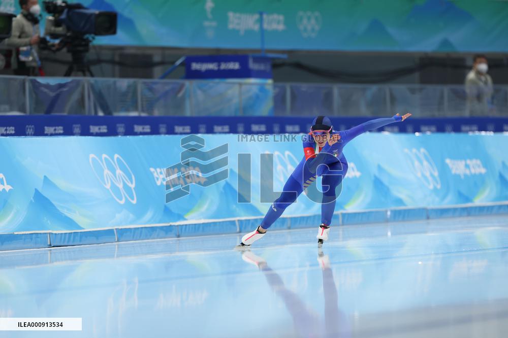 (BEIJING2022)CHINA-BEIJING-OLYMPIC WINTER GAMES-SPEED SKATING-WOMEN'S 5,000M (CN)