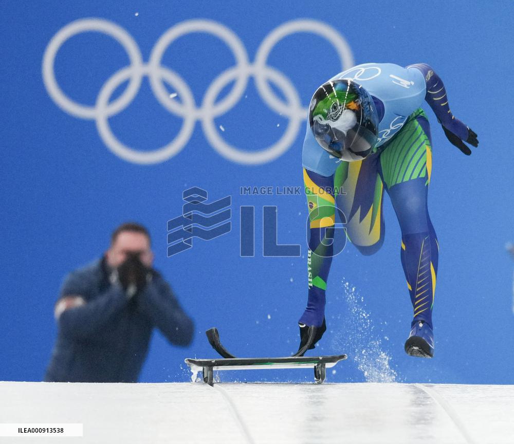 (BEIJING2022)CHINA-BEIJING-OLYMPIC WINTER GAMES-SKELETON-WOMEN HEAT (CN)
