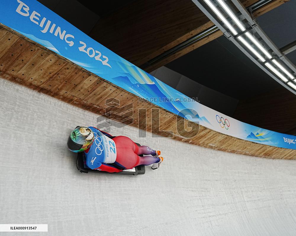 (BEIJING2022)CHINA-BEIJING-OLYMPIC WINTER GAMES-SKELETON-WOMEN HEAT (CN)
