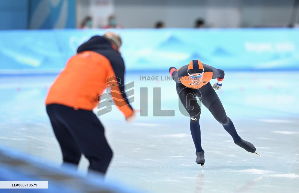 (BEIJING2022)CHINA-BEIJING-OLYMPIC WINTER GAMES-SPEED SKATING-MEN'S 10000M (CN)