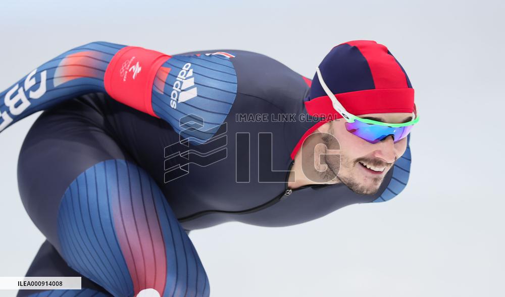 (BEIJING2022)CHINA-BEIJING-OLYMPIC WINTER GAMES-SPEED SKATING-MEN'S 500M (CN)