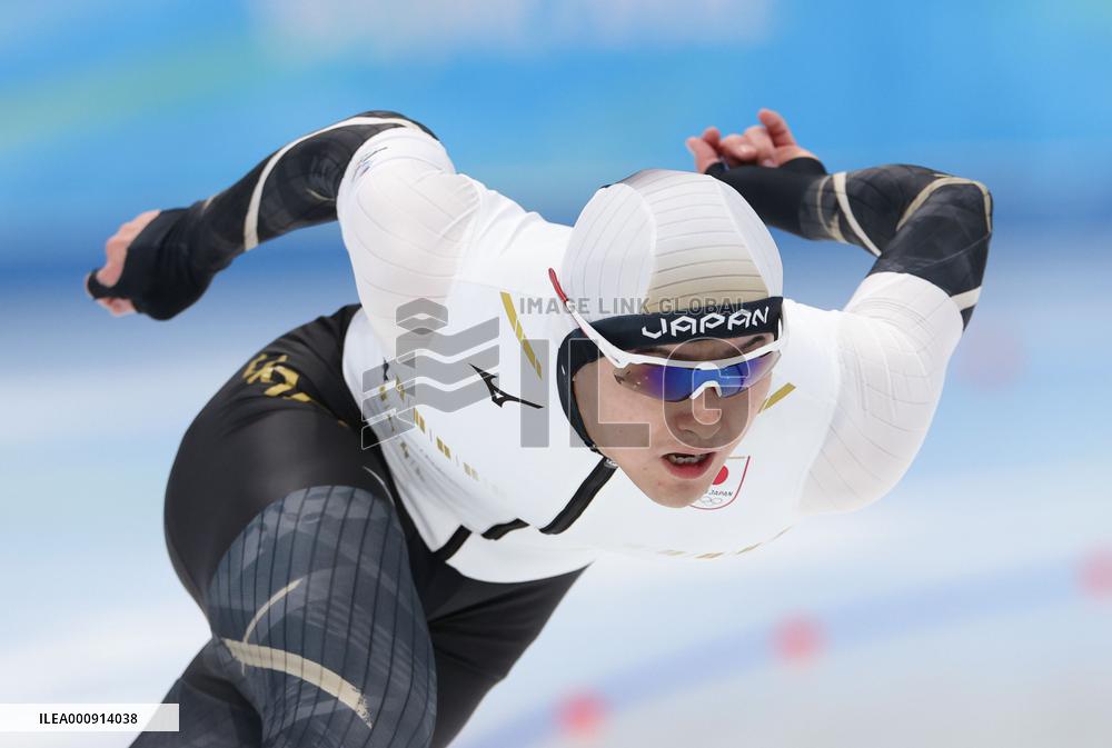 (BEIJING2022)CHINA-BEIJING-OLYMPIC WINTER GAMES-SPEED SKATING-MEN'S 500M (CN)