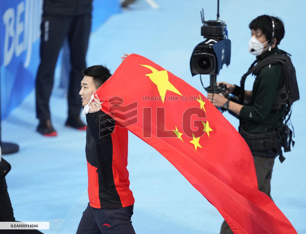 (BEIJING2022)CHINA-BEIJING-OLYMPIC WINTER GAMES-SPEED SKATING-MEN'S 500M (CN)