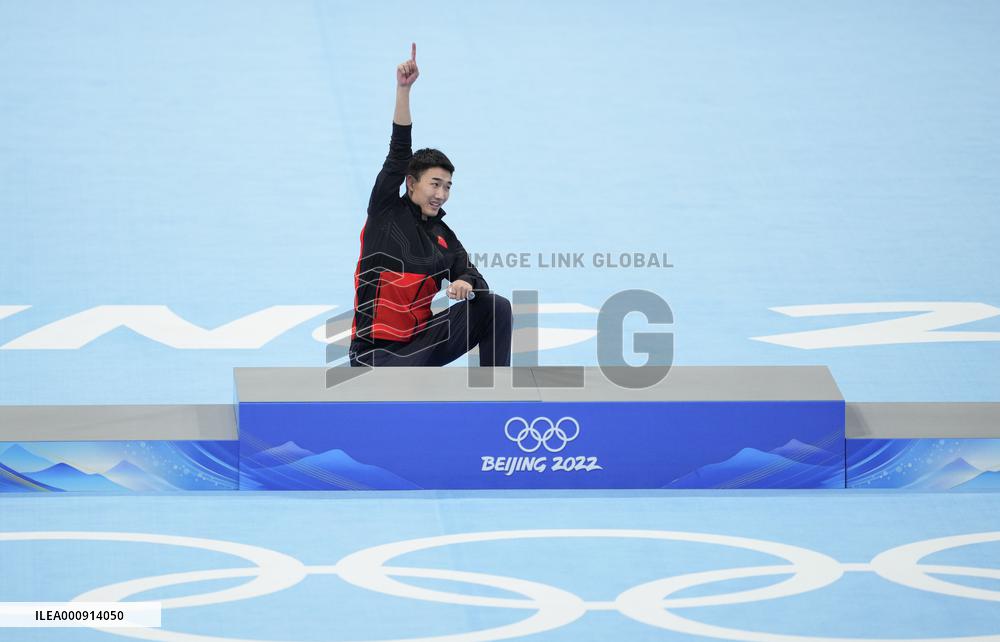 (BEIJING2022)CHINA-BEIJING-OLYMPIC WINTER GAMES-SPEED SKATING-MEN'S 500M (CN)