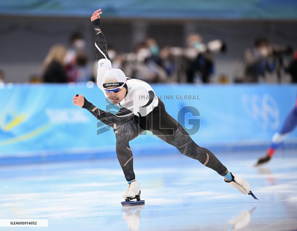 (BEIJING2022)CHINA-BEIJING-OLYMPIC WINTER GAMES-SPEED SKATING-MEN'S 500M (CN)