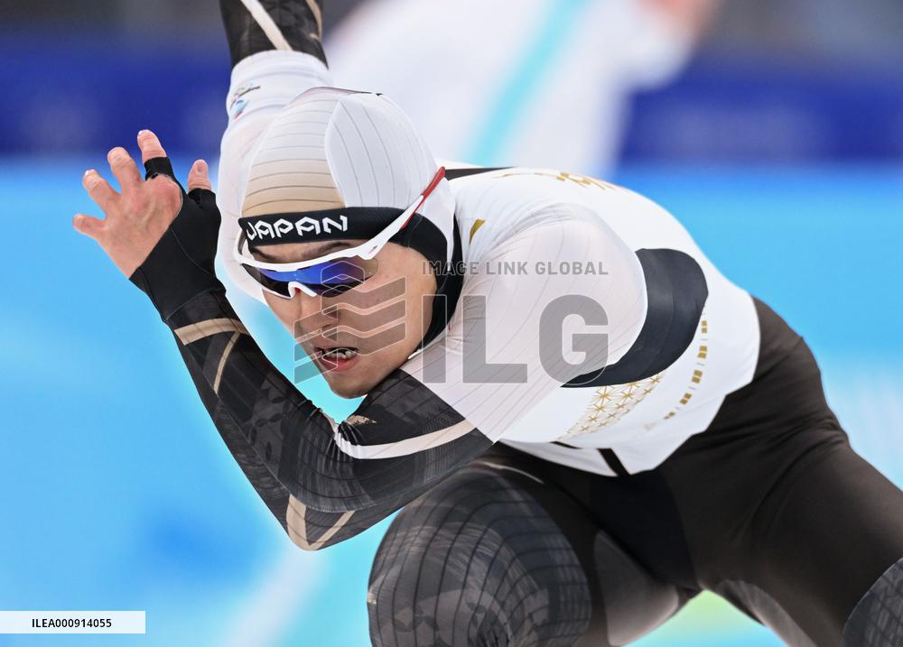 (BEIJING2022)CHINA-BEIJING-OLYMPIC WINTER GAMES-SPEED SKATING-MEN'S 500M (CN)