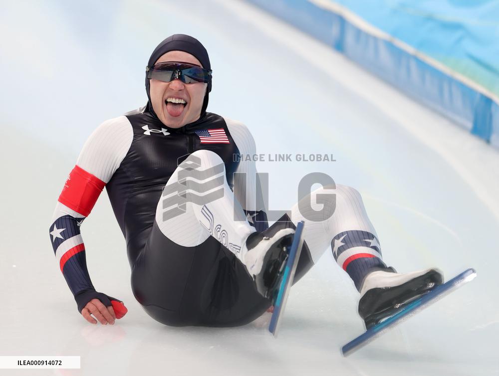 (BEIJING2022)CHINA-BEIJING-OLYMPIC WINTER GAMES-SPEED SKATING-MEN'S 500M (CN)