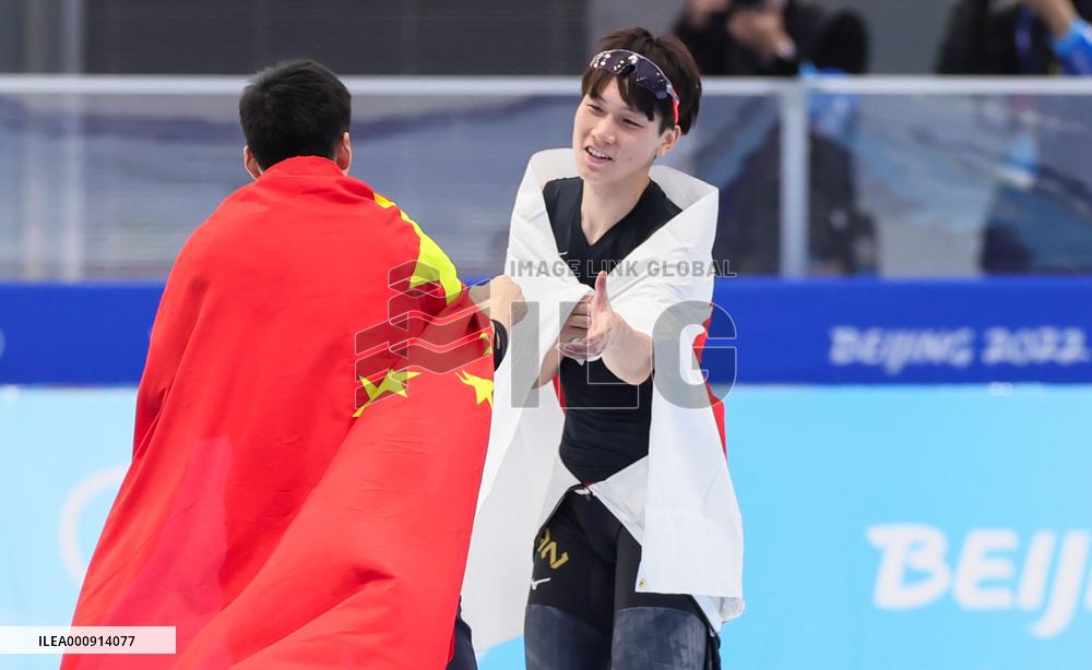 (BEIJING2022)CHINA-BEIJING-OLYMPIC WINTER GAMES-SPEED SKATING-MEN'S 500M (CN)