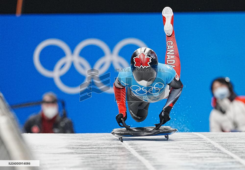 (BEIJING2022)CHINA-BEIJING-OLYMPIC WINTER GAMES-SKELETON-WOMEN HEAT (CN)