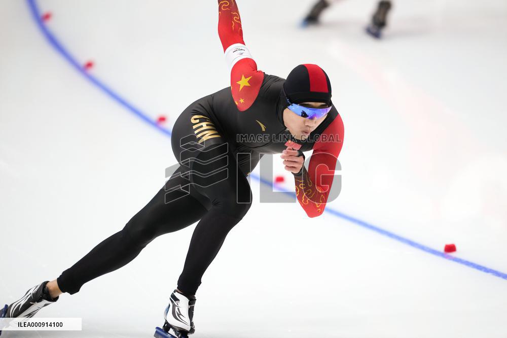 (BEIJING2022)CHINA-BEIJING-OLYMPIC WINTER GAMES-SPEED SKATING-MEN'S 500M (CN)