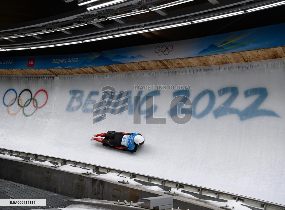 (BEIJING2022)CHINA-BEIJING-OLYMPIC WINTER GAMES-SKELETON-WOMEN HEAT (CN)
