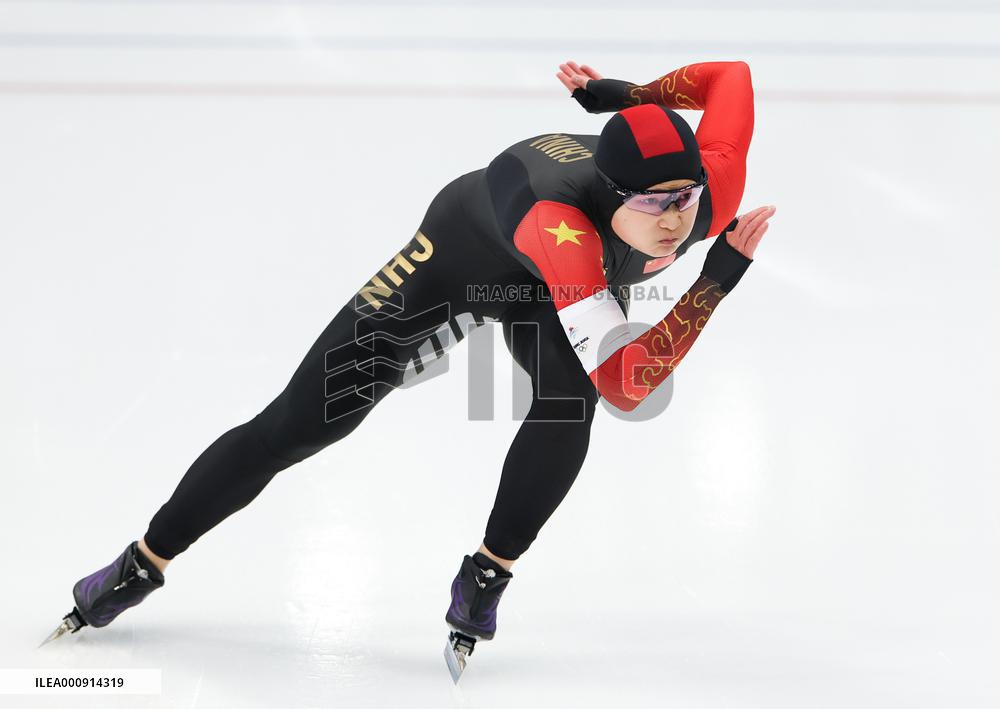 (BEIJING2022)CHINA-BEIJING-OLYMPIC WINTER GAMES-SPEED SKATING-WOMEN'S 500M (CN)