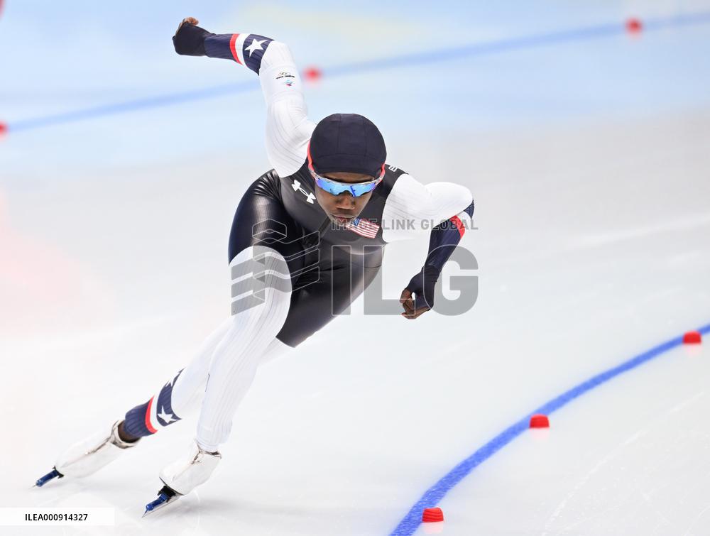 (BEIJING2022)CHINA-BEIJING-OLYMPIC WINTER GAMES-SPEED SKATING-WOMEN'S 500M (CN)