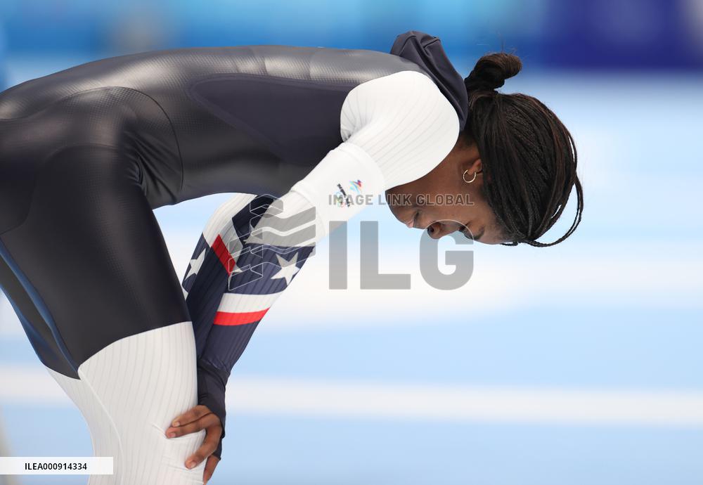 (BEIJING2022)CHINA-BEIJING-OLYMPIC WINTER GAMES-SPEED SKATING-WOMEN'S 500M (CN)