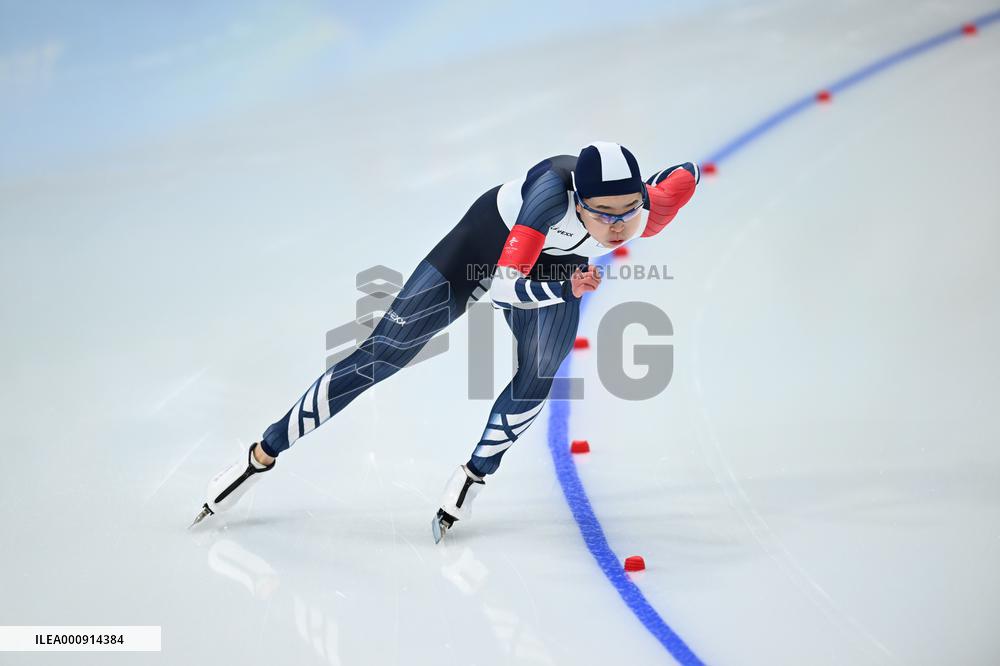 (BEIJING2022)CHINA-BEIJING-OLYMPIC WINTER GAMES-SPEED SKATING-WOMEN'S 500M (CN)