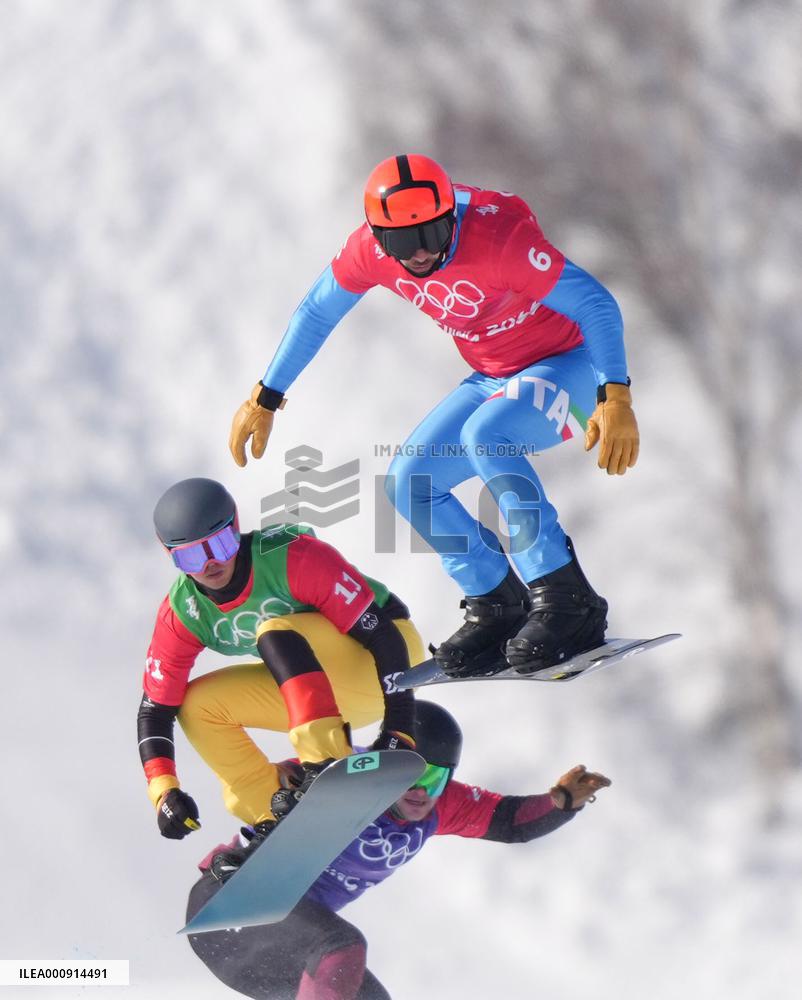 (BEIJING2022)CHINA-ZHANGJIAKOU-OLYMPIC WINTER GAMES-MEN'S SNOWBOARD CROSS (CN)