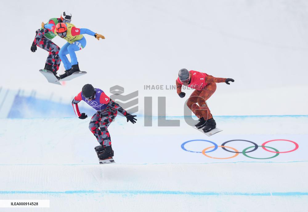 (BEIJING2022)CHINA-ZHANGJIAKOU-OLYMPIC WINTER GAMES-MEN'S SNOWBOARD CROSS-FINAL (CN)