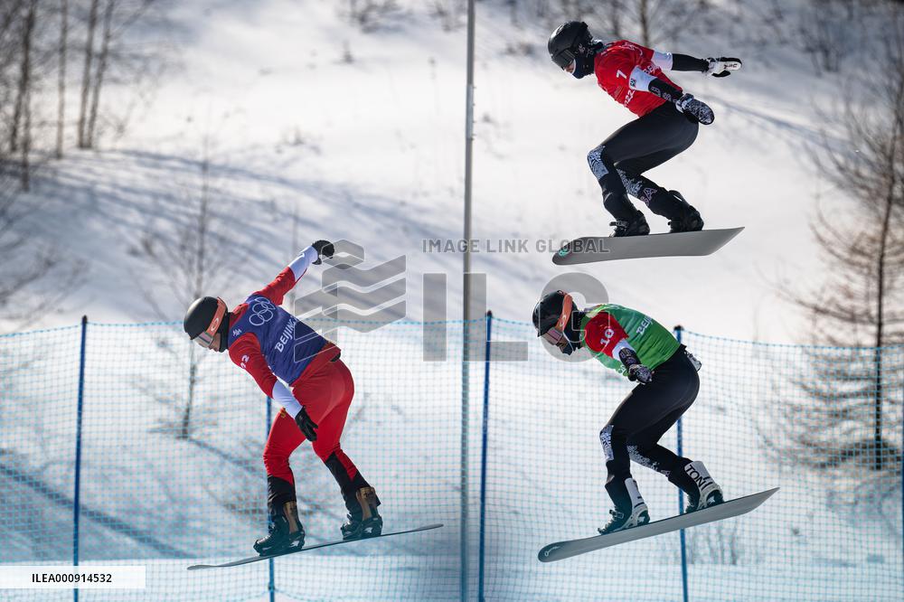 (BEIJING2022)CHINA-ZHANGJIAKOU-OLYMPIC WINTER GAMES-MEN'S SNOWBOARD CROSS (CN)