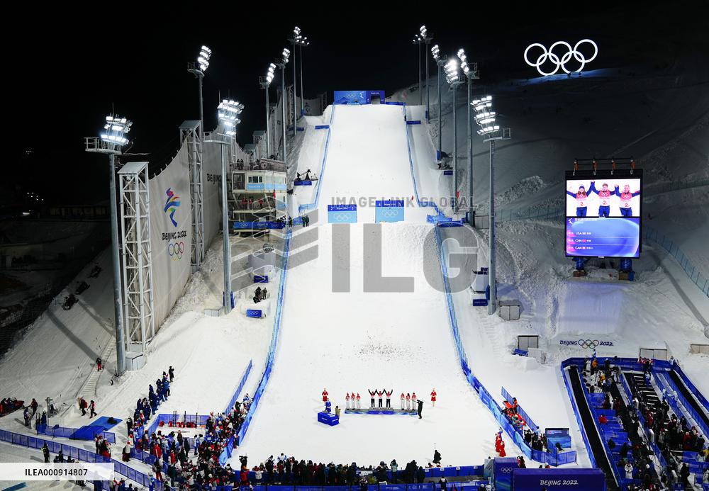 (BEIJING2022)CHINA-ZHANGJIAKOU-OLYMPIC WINTER GAMES-FREESTYLE SKIING-MIXED TEAM AERIALS-FINAL (CN)