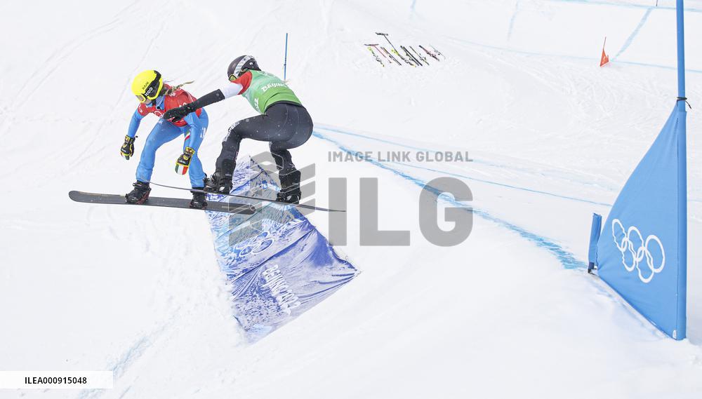 (BEIJING2022)CHINA-ZHANGJIAKOU-OLYMPIC WINTER GAMES-MIXED TEAM SNOWBOARD CORSS(CN)
