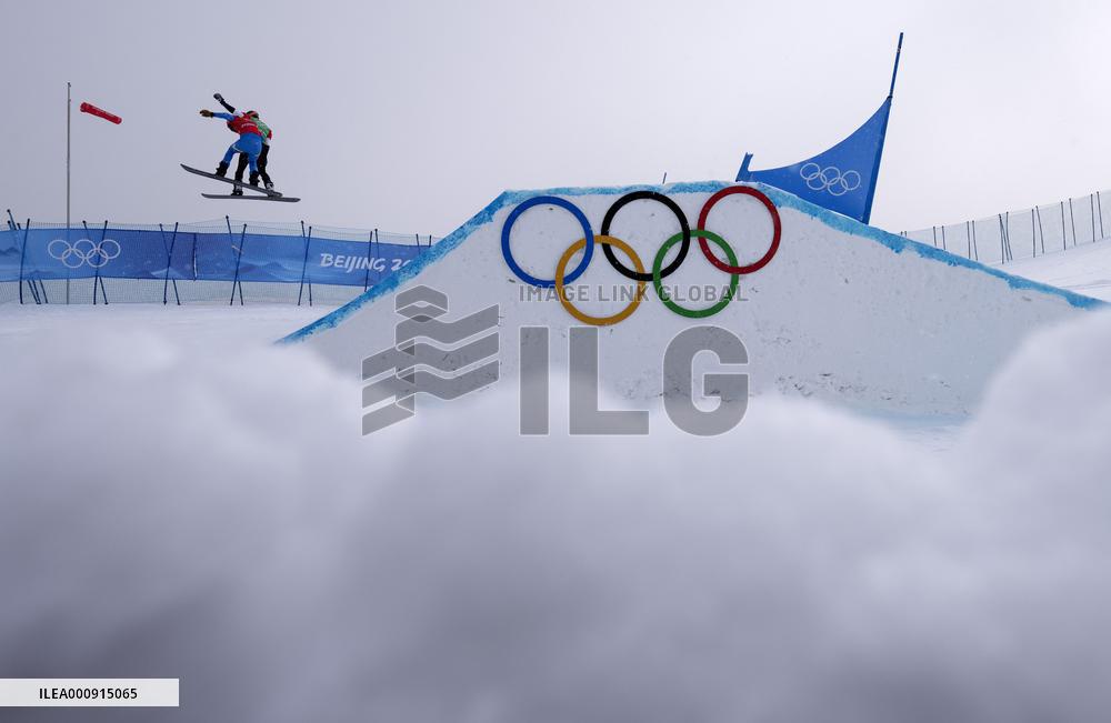 (BEIJING2022)CHINA-ZHANGJIAKOU-OLYMPIC WINTER GAMES-MIXED TEAM SNOWBOARD CORSS(CN)