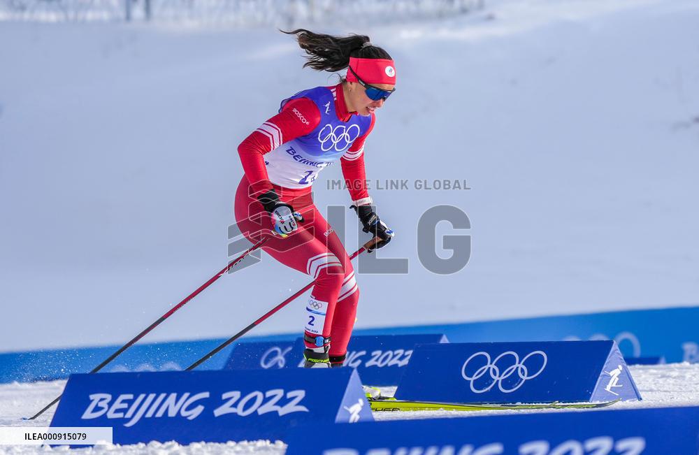 (BEIJING2022)CHINA-ZHANGJIAKOU-OLYMPIC WINTER GAMES-CROSS-COUNTRY SKIING-WOMEN'S 4X5KM RELAY (CN)