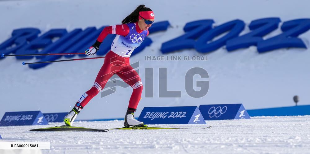 (BEIJING2022)CHINA-ZHANGJIAKOU-OLYMPIC WINTER GAMES-CROSS-COUNTRY SKIING-WOMEN'S 4X5KM RELAY (CN)