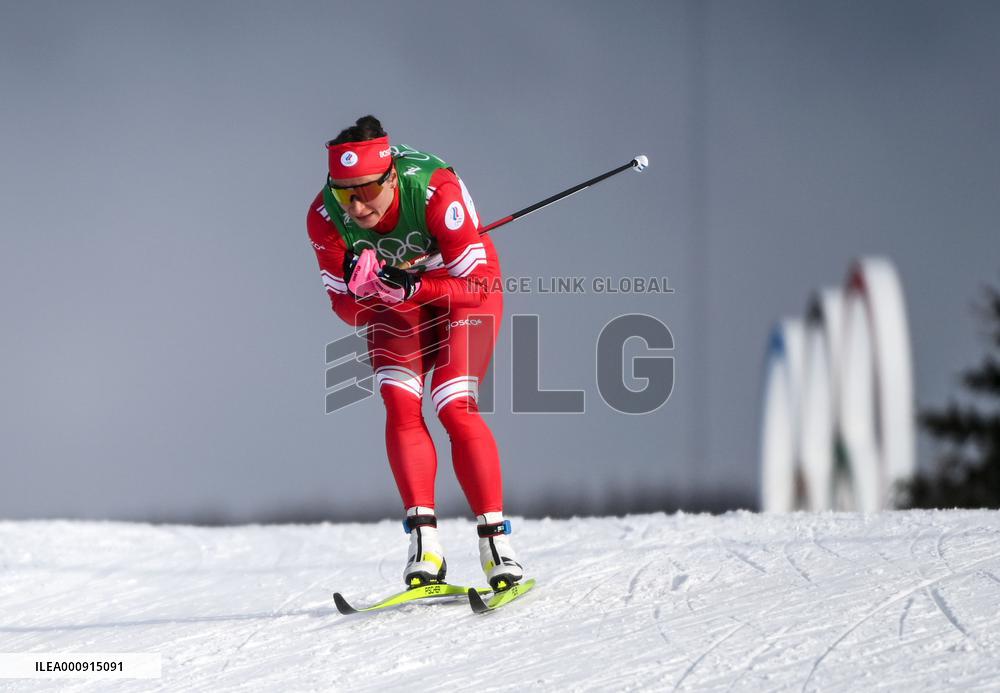 (BEIJING2022)CHINA-ZHANGJIAKOU-OLYMPIC WINTER GAMES-CROSS-COUNTRY SKIING-WOMEN'S 4X5KM RELAY (CN)