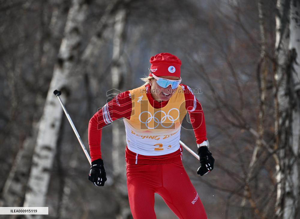 (BEIJING2022)CHINA-ZHANGJIAKOU-OLYMPIC WINTER GAMES-CROSS-COUNTRY SKIING-WOMEN'S 4X5KM RELAY (CN)