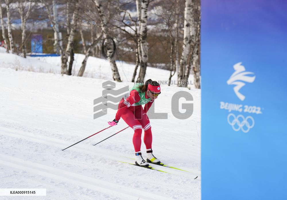 (BEIJING2022)CHINA-ZHANGJIAKOU-OLYMPIC WINTER GAMES-CROSS-COUNTRY SKIING-WOMEN'S 4X5KM RELAY (CN)