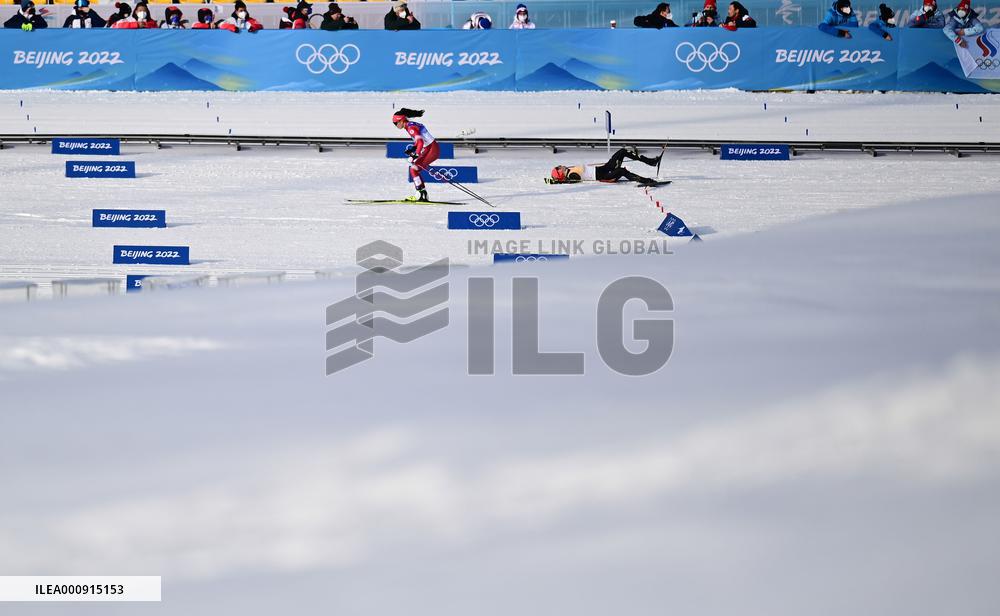 (BEIJING2022)CHINA-ZHANGJIAKOU-OLYMPIC WINTER GAMES-CROSS-COUNTRY SKIING-WOMEN'S 4X5KM RELAY (CN)