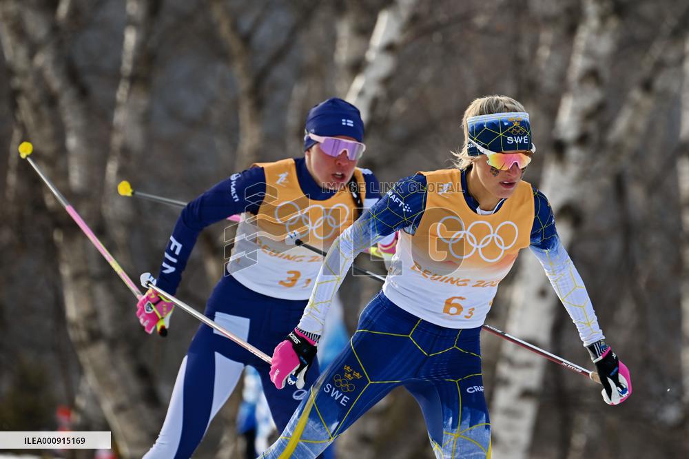(BEIJING2022)CHINA-ZHANGJIAKOU-OLYMPIC WINTER GAMES-CROSS-COUNTRY SKIING-WOMEN'S 4X5KM RELAY (CN)