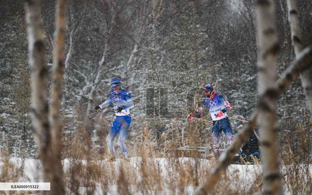 (BEIJING2022)CHINA-ZHANGJIAKOU-OLYMPIC WINTER GAMES-CROSS-COUNTRY SKIING-MEN'S 4X10KM RELAY (CN)