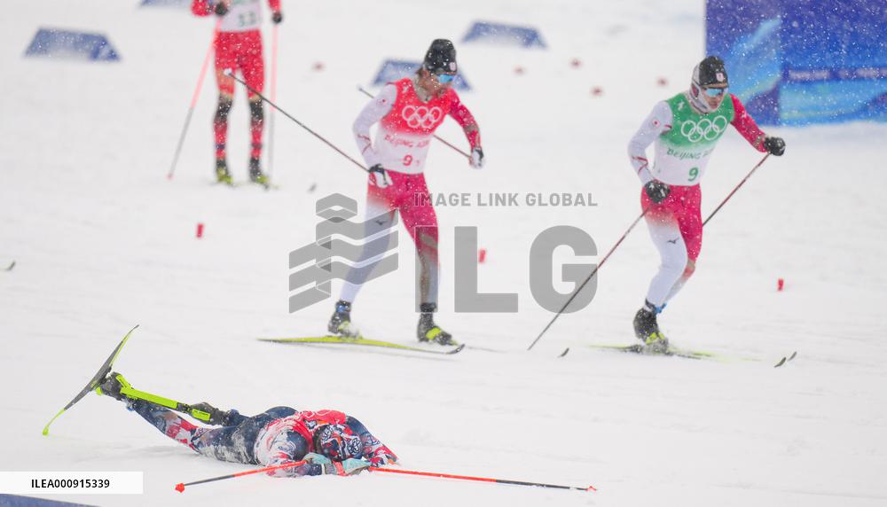 (BEIJING2022)CHINA-ZHANGJIAKOU-OLYMPIC WINTER GAMES-CROSS-COUNTRY SKIING-MEN'S 4X10KM RELAY (CN)
