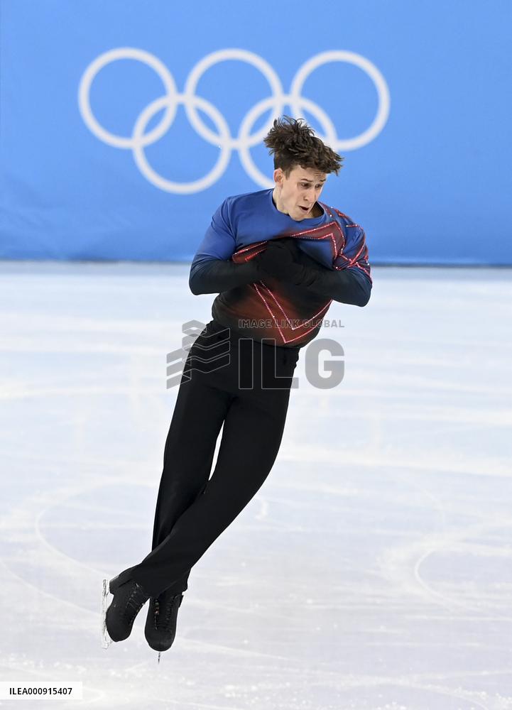 (XHTP)(BEIJING2022)CHINA-BEIJING-FIGURE SKATING-MEN SINGLE SKATING-FREE SKATING (CN)