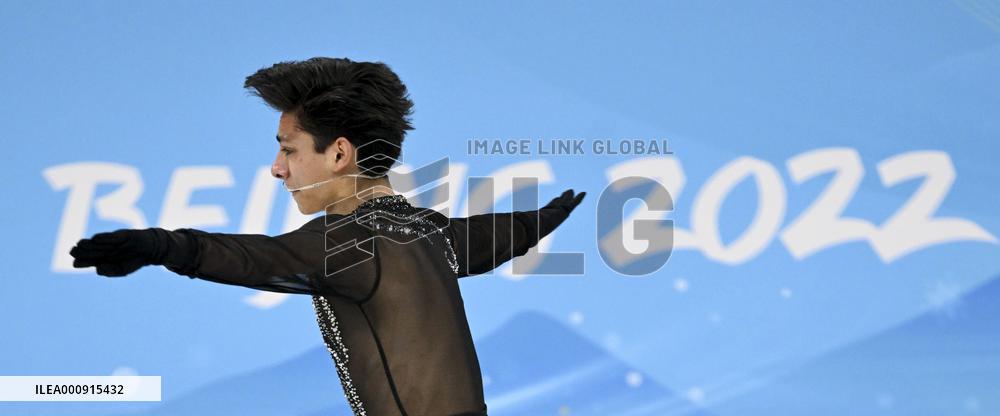(XHTP)(BEIJING2022)CHINA-BEIJING-OLYMPIC WINTER GAMES-FIGURE SKATING-MEN SINGLE SKATING-FREE SKATING (CN)