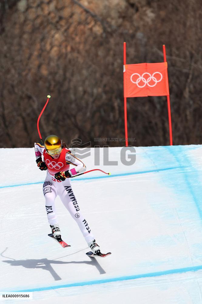 (XHTP)(BEIJING2022)CHINA-BEIJING-OLYMPIC WINTER GAMES-ALPINE SKIING-WOMEN'S SUPER-G (CN)